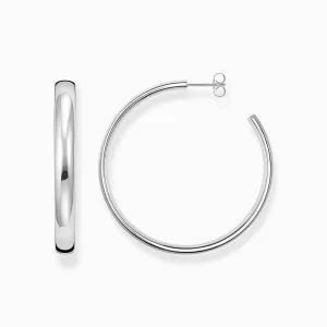 Thomas Sabo Jewellery Thomas Sabo Sterling Silver Large Hoop Earrings