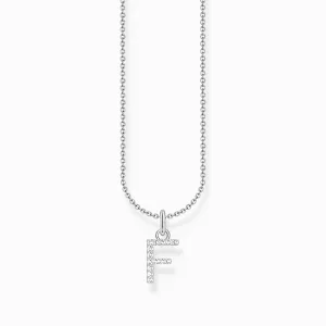 Thomas Sabo Jewellery Thomas Sabo Sterling Silver Letter F Necklace