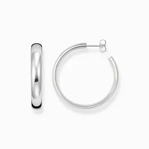 Thomas Sabo Jewellery Thomas Sabo Sterling Silver Medium Hoop Earrings