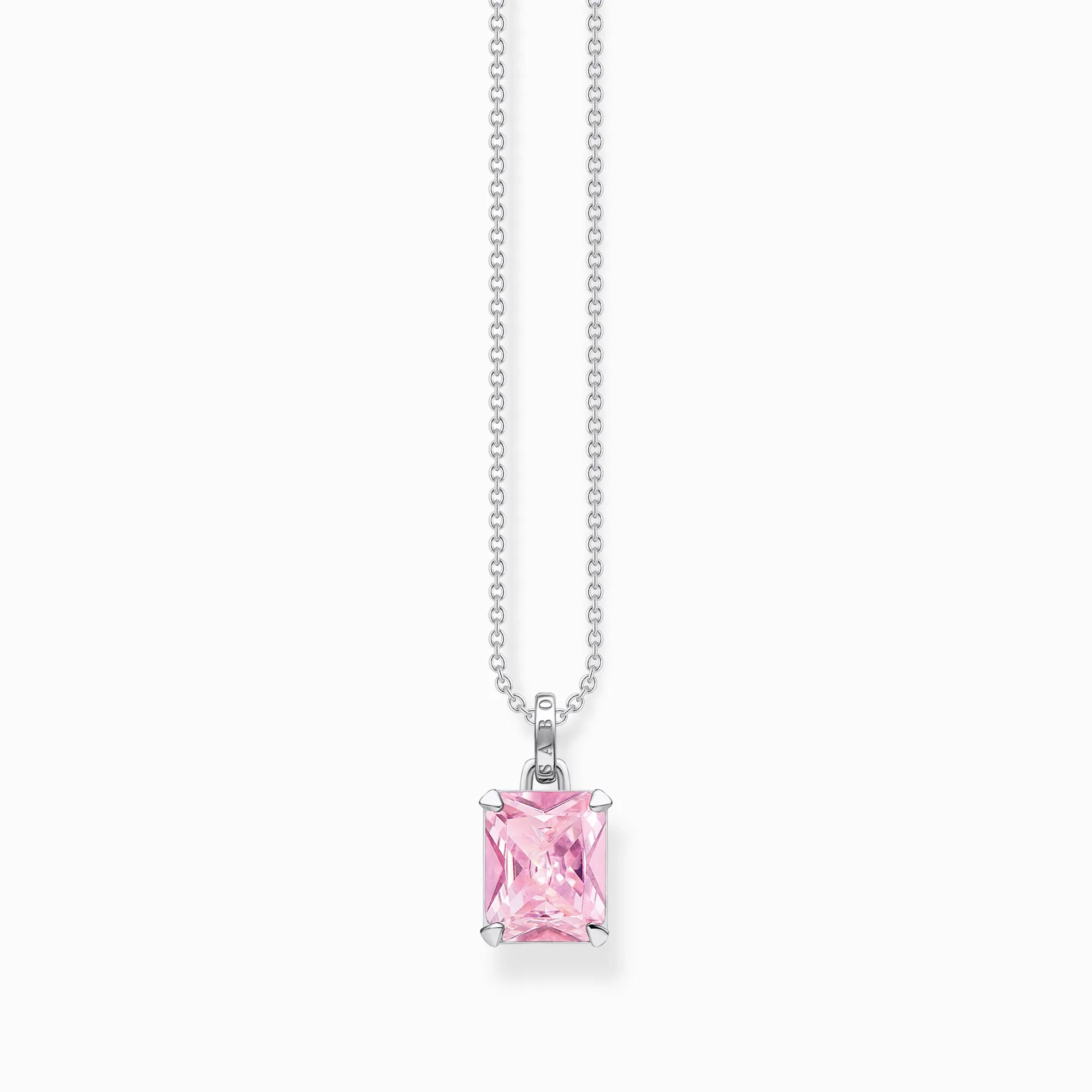Thomas Sabo Jewellery Thomas Sabo Sterling Silver Pink Stones Necklace