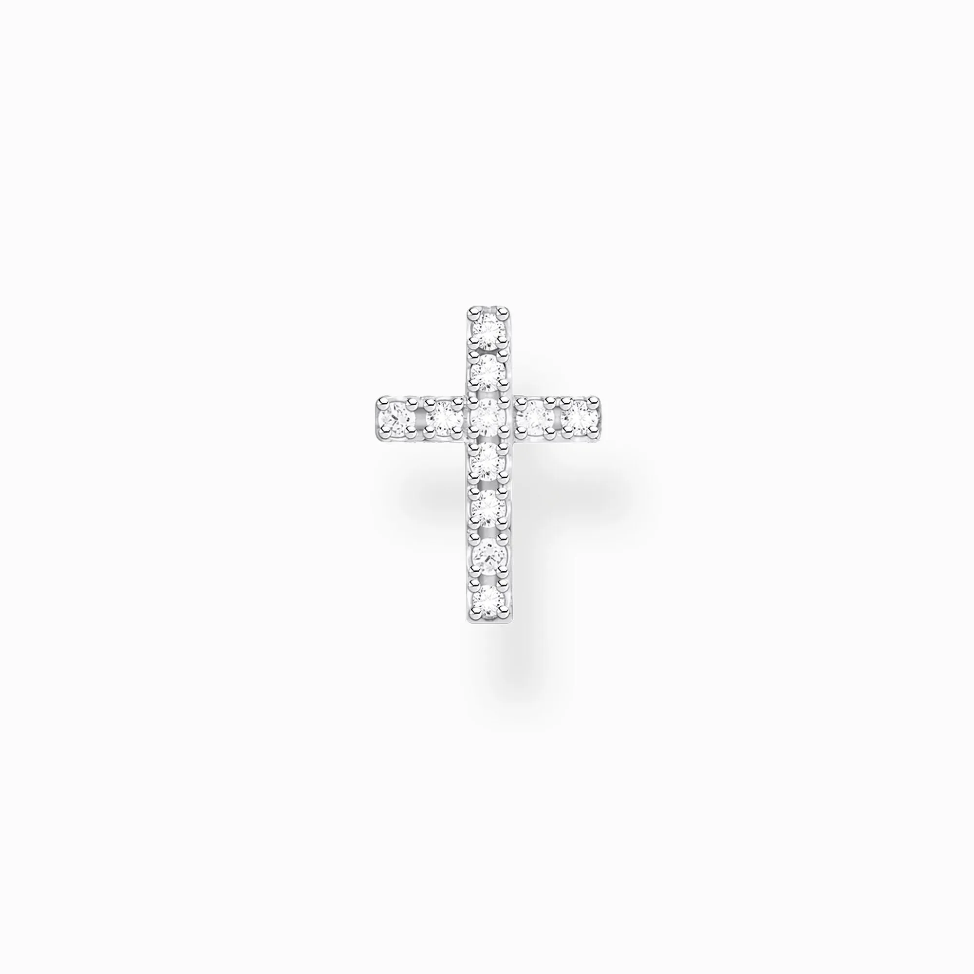 Thomas Sabo Jewellery Thomas Sabo Sterling Silver Single Cross Stud Earrings