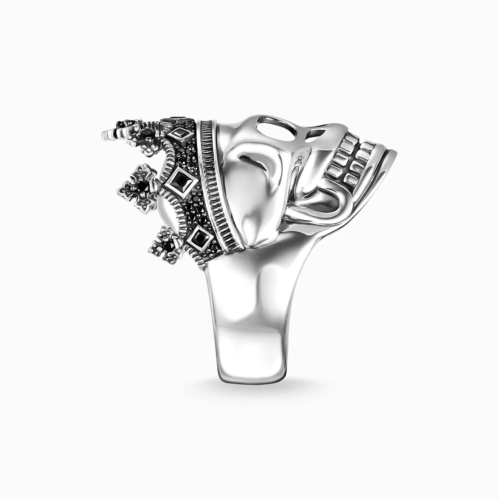 Thomas Sabo Jewellery Thomas Sabo Sterling Silver Skull Crown Ring