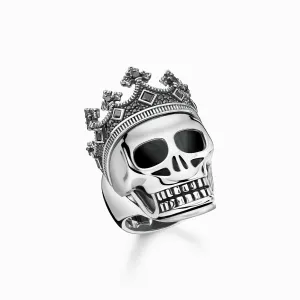 Thomas Sabo Jewellery Thomas Sabo Sterling Silver Skull Crown Ring