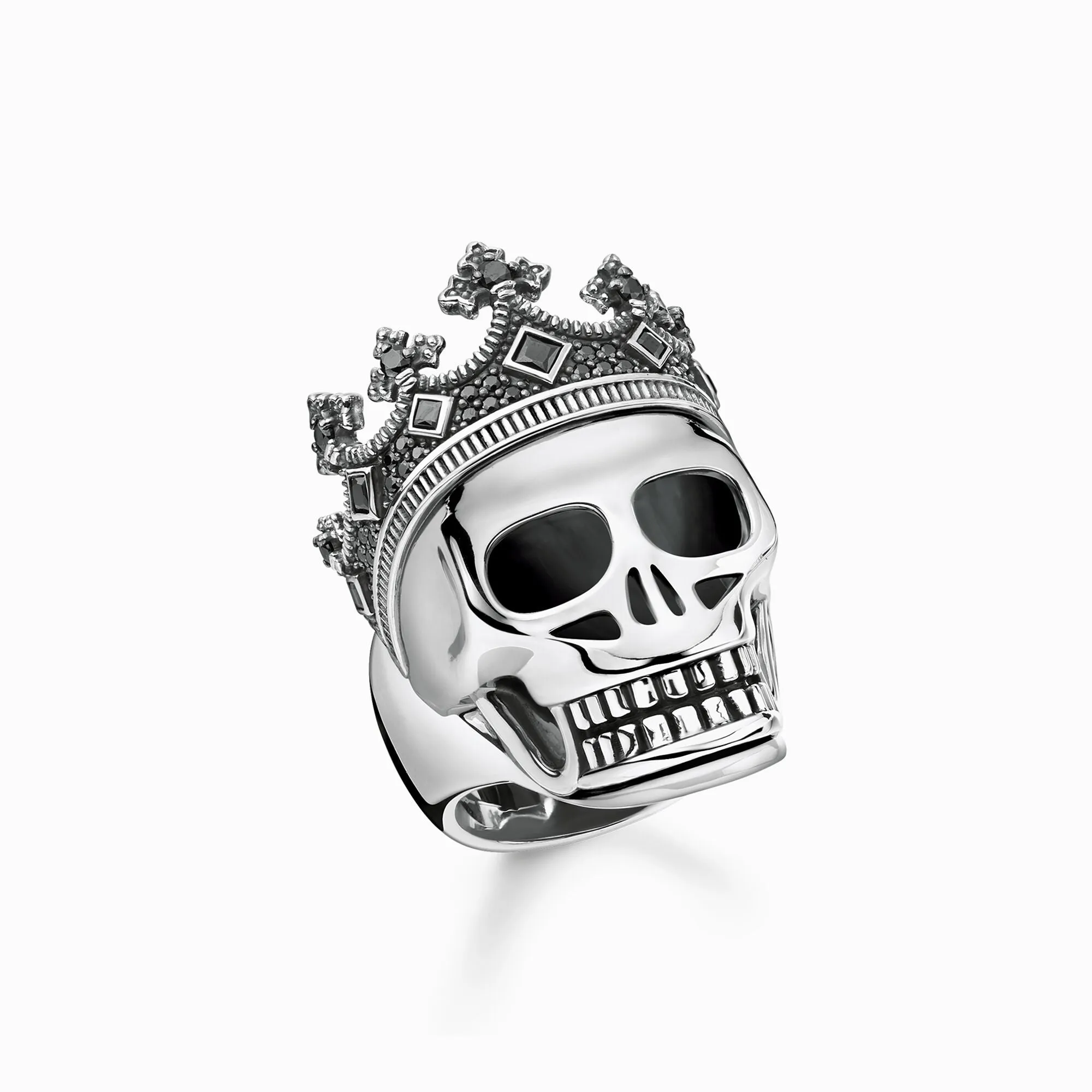 Thomas Sabo Jewellery Thomas Sabo Sterling Silver Skull Crown Ring