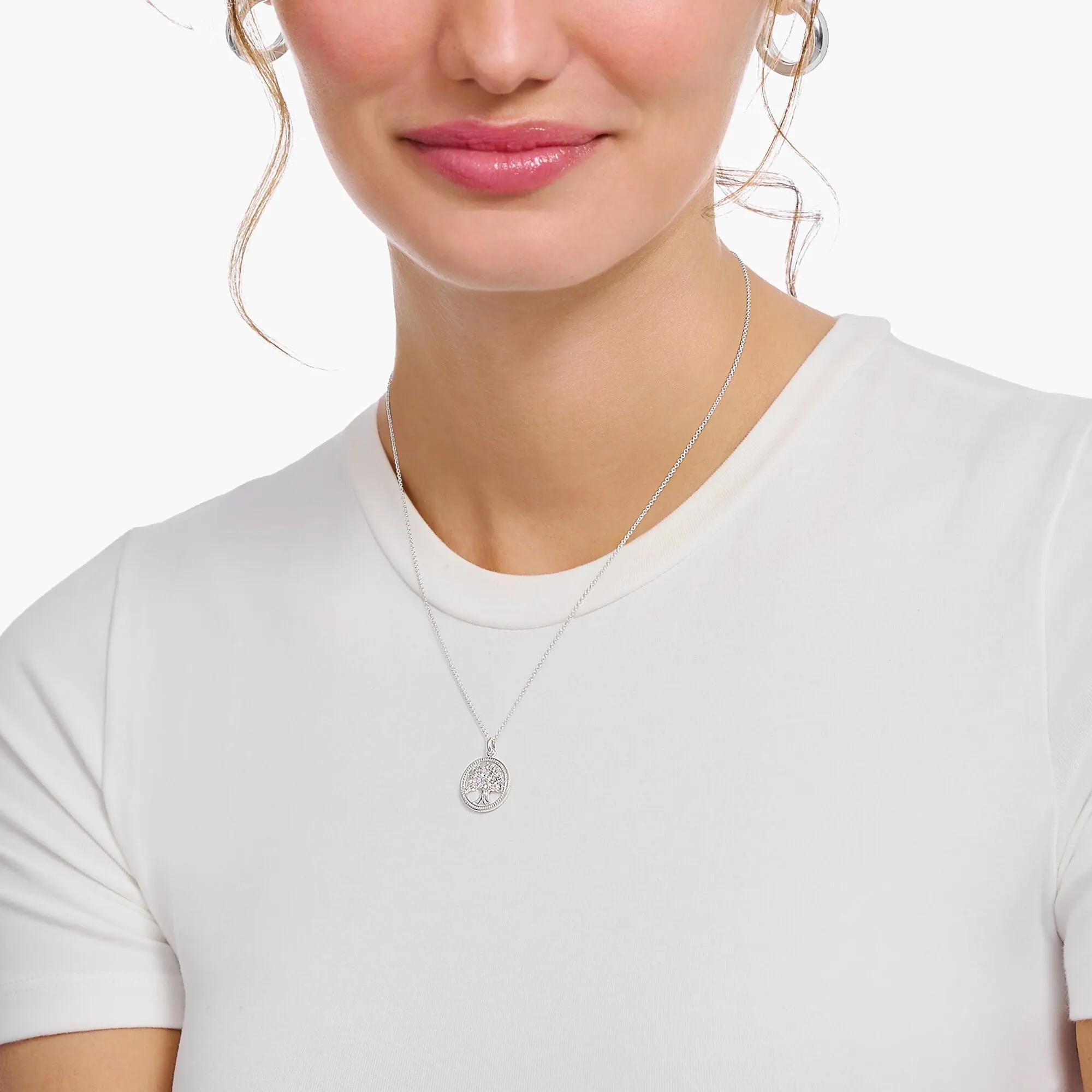 Thomas Sabo Jewellery Thomas Sabo Sterling Silver Tree of Love Necklace