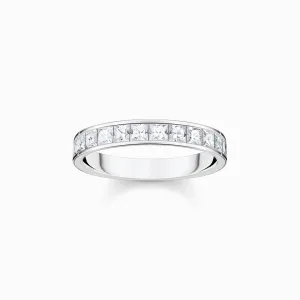 Thomas Sabo Jewellery Thomas Sabo Sterling Silver White Stones Pave Ring