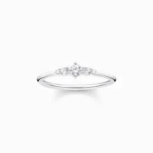 Thomas Sabo Jewellery Thomas Sabo Sterling Silver White Stones Vintage Ring