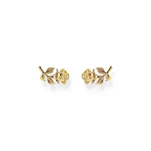 Thomas Sabo Jewellery Thomas Sabo - True Romance Gold Plated Rose Studs