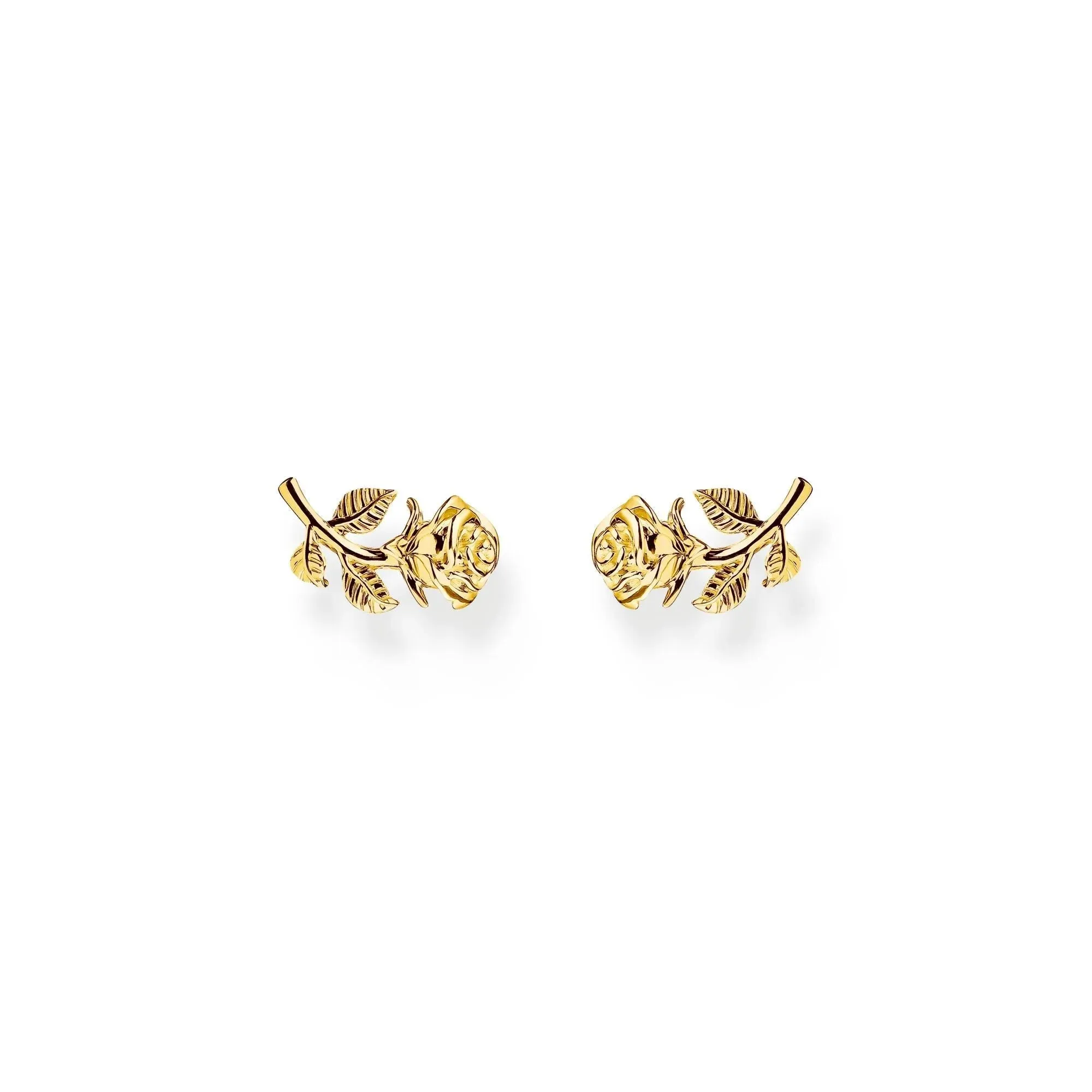 Thomas Sabo Jewellery Thomas Sabo - True Romance Gold Plated Rose Studs