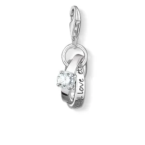 Thomas Sabo Silver Jewellery Sterling Silver Thomas Sabo Charm Club Wedding Ring