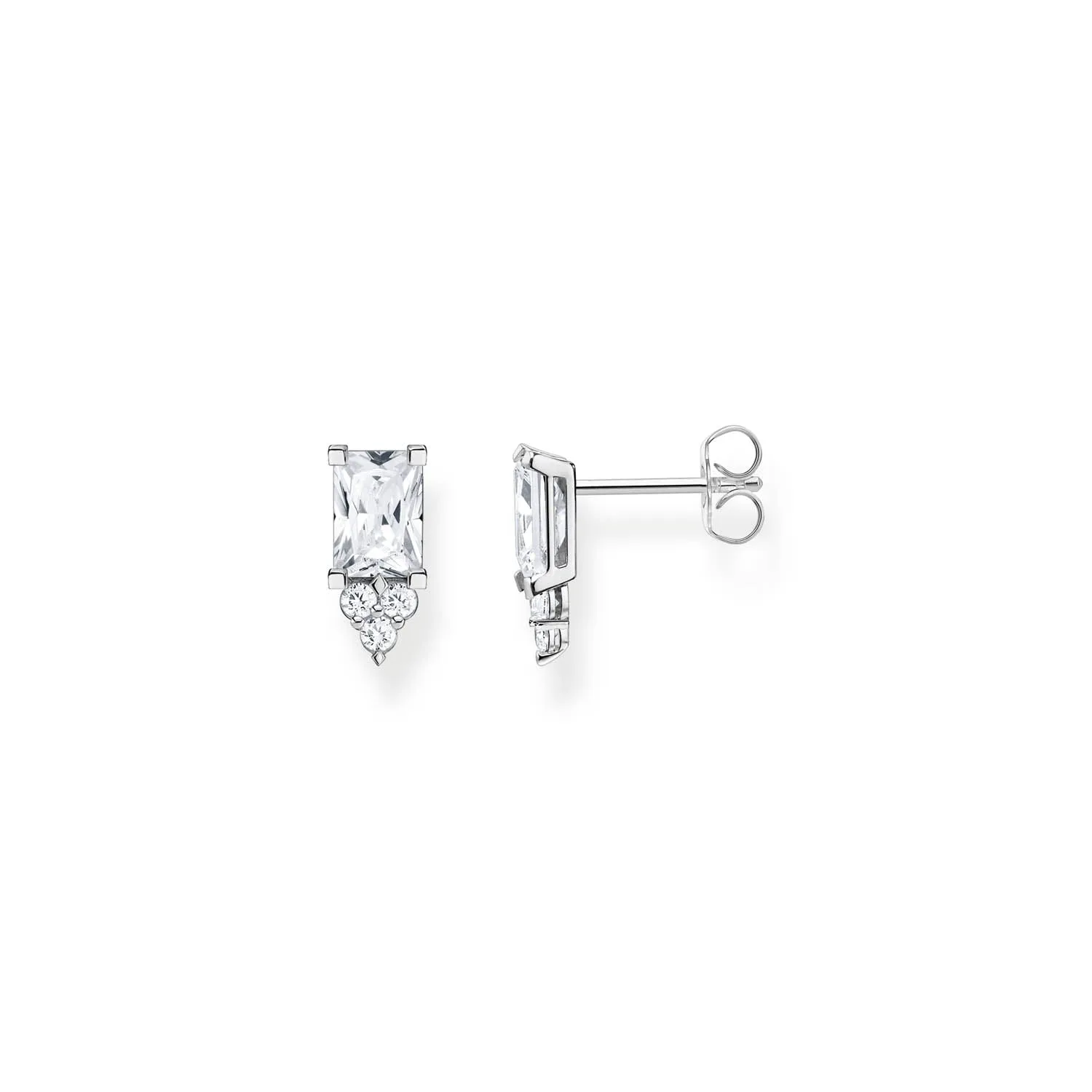 Thomas Sabo Silver Jewellery Thomas Sabo Heritage Sterling Silver CZ Stud Earrings