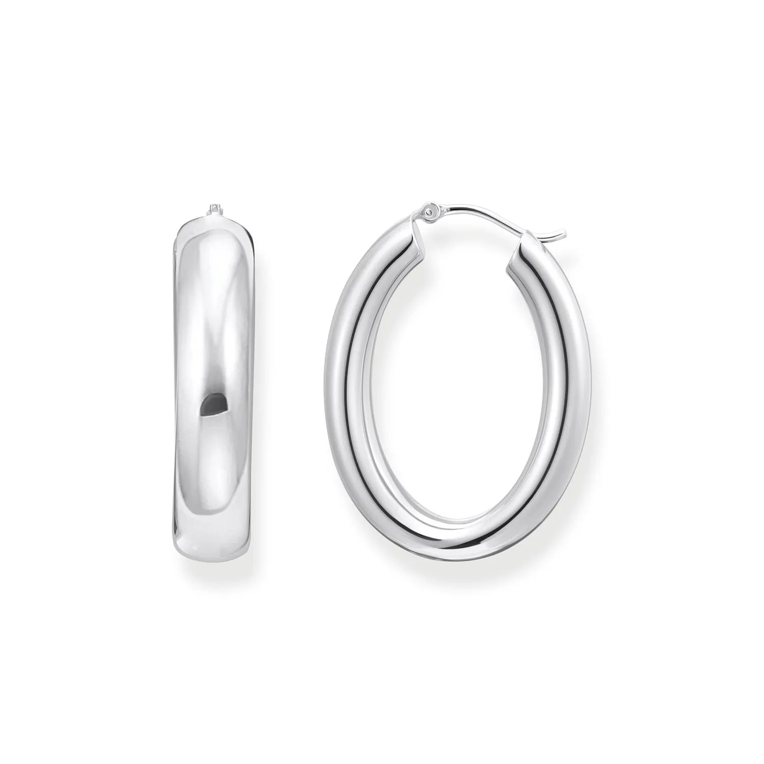 Thomas Sabo Silver Jewellery Thomas Sabo Sterling Silver Essential Chunky 34mm Hoop Earrings