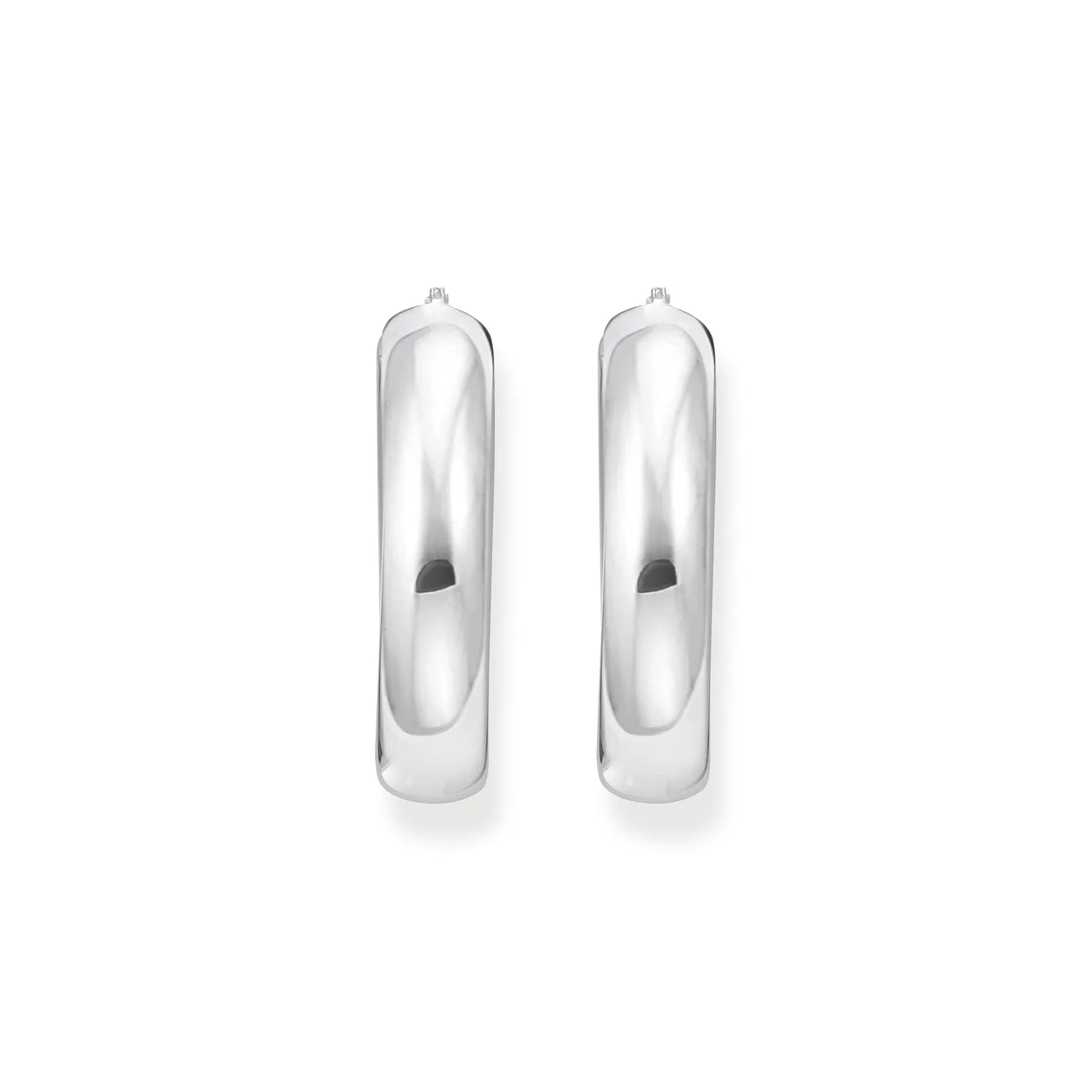 Thomas Sabo Silver Jewellery Thomas Sabo Sterling Silver Essential Chunky 34mm Hoop Earrings
