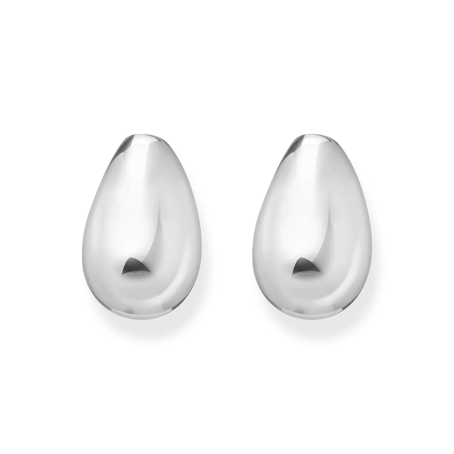 Thomas Sabo Silver Jewellery Thomas Sabo Sterling Silver Essential Drop Shape Stud Earrings