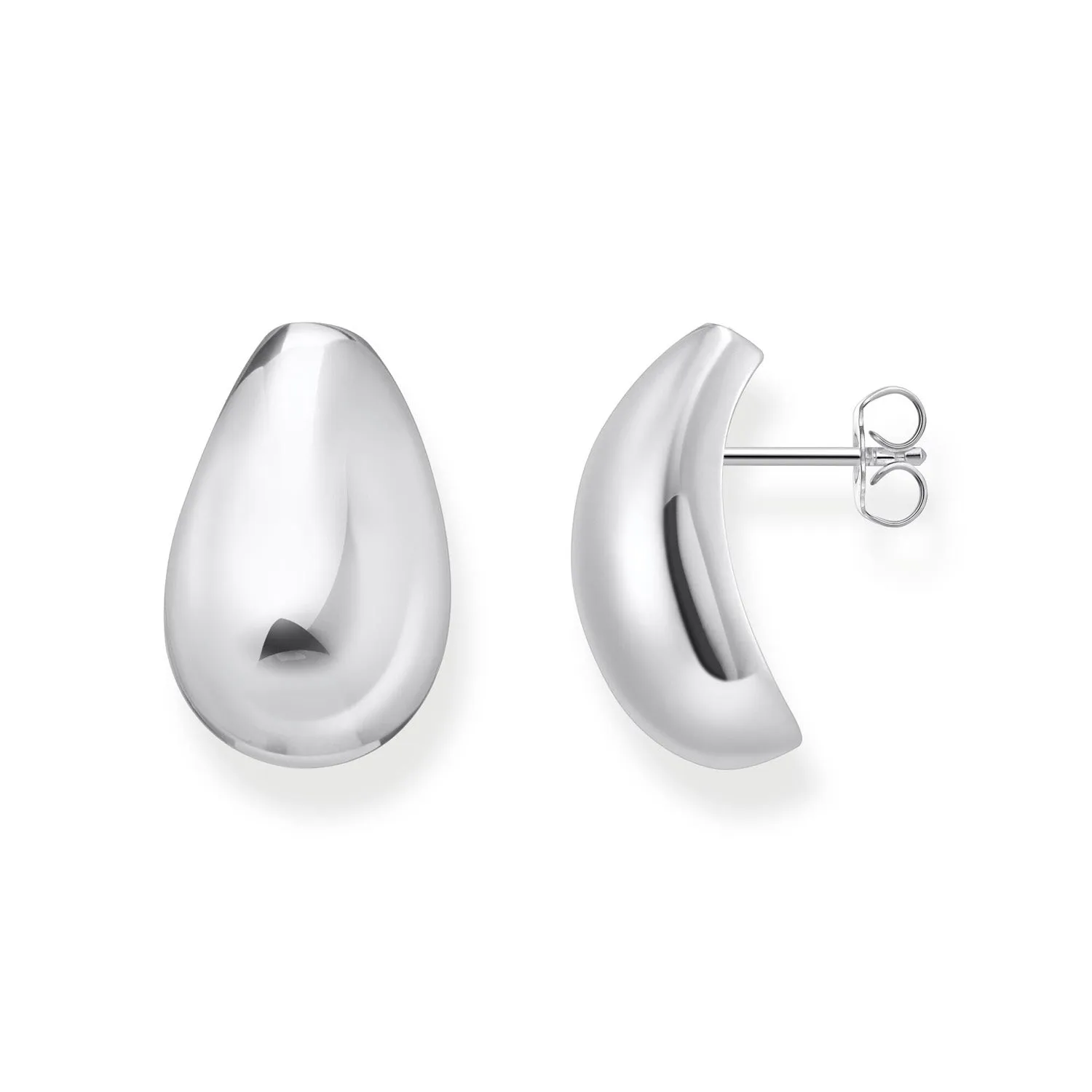 Thomas Sabo Silver Jewellery Thomas Sabo Sterling Silver Essential Drop Shape Stud Earrings