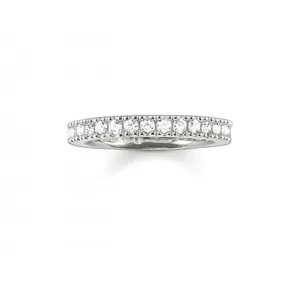 Thomas Sabo Silver Pavé Eternity Ring TR1981-051-14 Thomas Sabo Rings