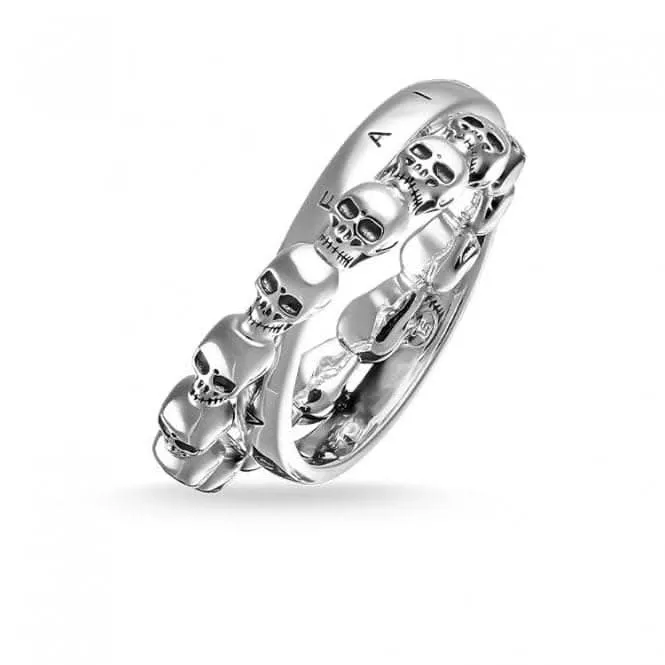 Thomas Sabo Skull Love Faith Hope Ring TR2103-637-12 Thomas Sabo Rings