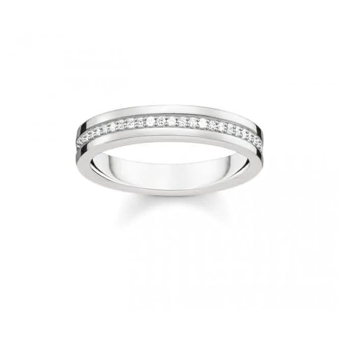 Thomas Sabo Sterling Silver Love Band Ring TR2117-051-14 Thomas Sabo Rings