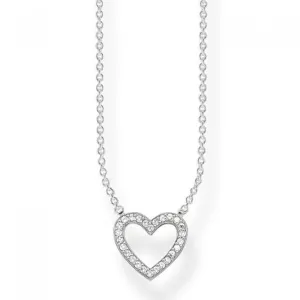 Thomas Sabo Sterling Silver Open Heart Necklace KE1554-051-14 Thomas Sabo Necklaces