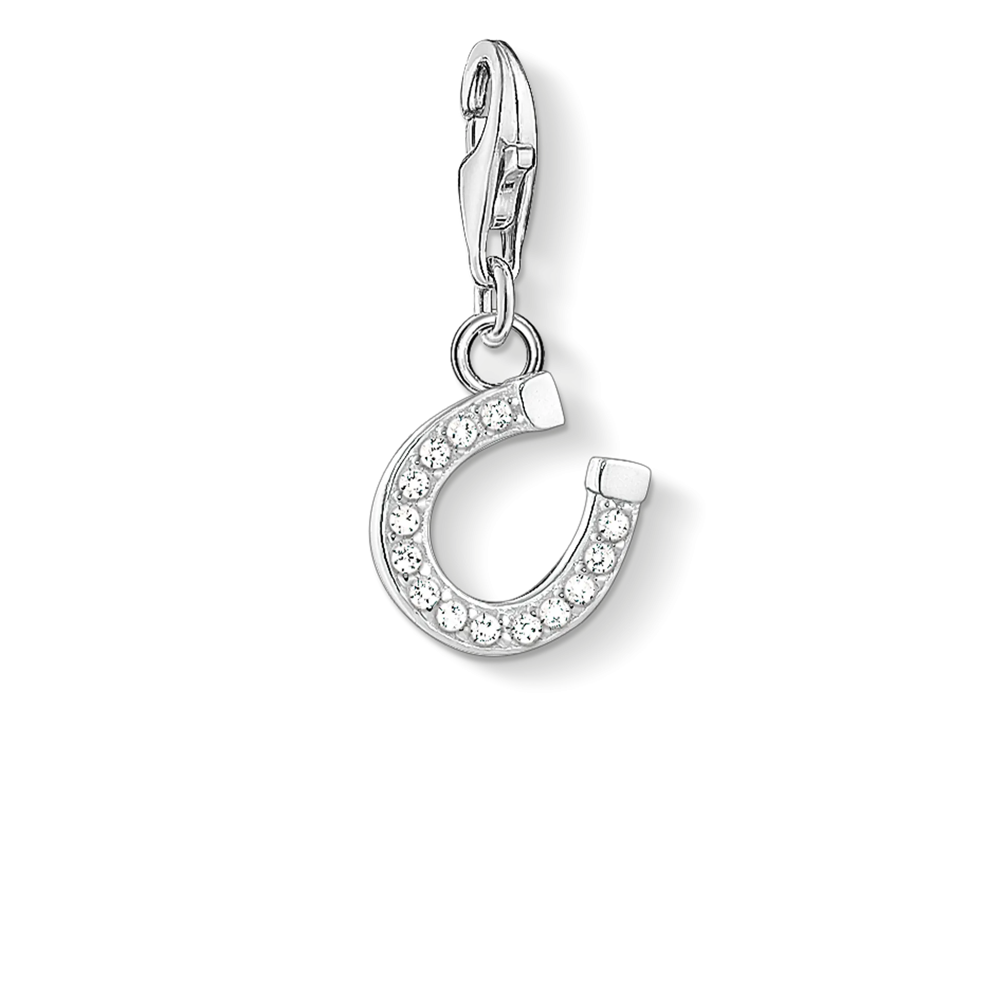 Thomas Sabo Womens Charms Jewellery Charm Pendant Horseshoe