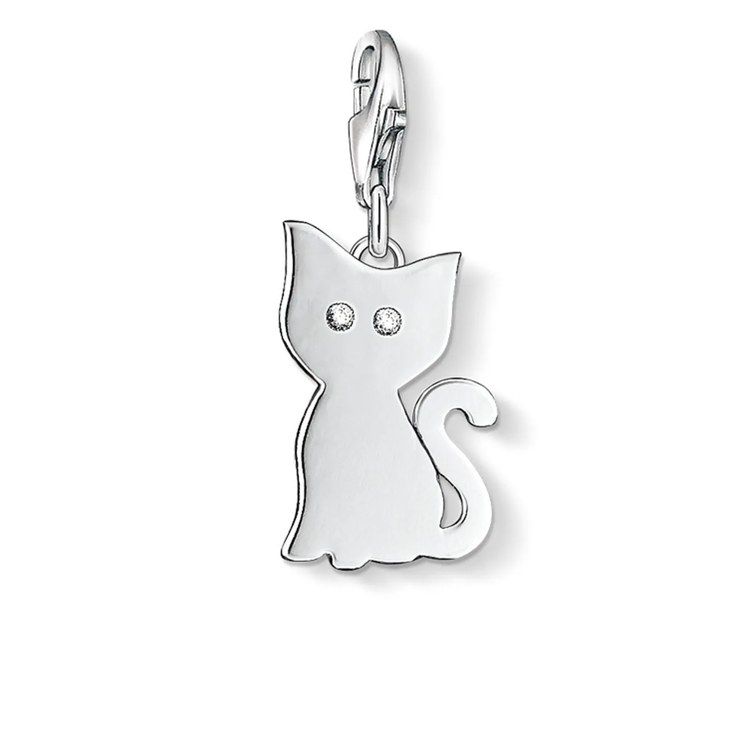 Thomas Sabo Womens Charms Jewellery Charm Pendant "Cat"