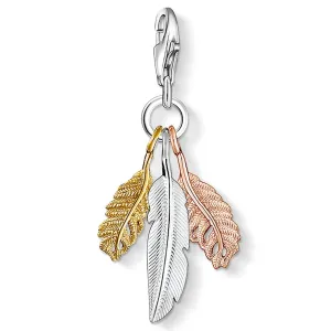 Thomas Sabo Womens Charms Jewellery Charm Pendant "Feathers"