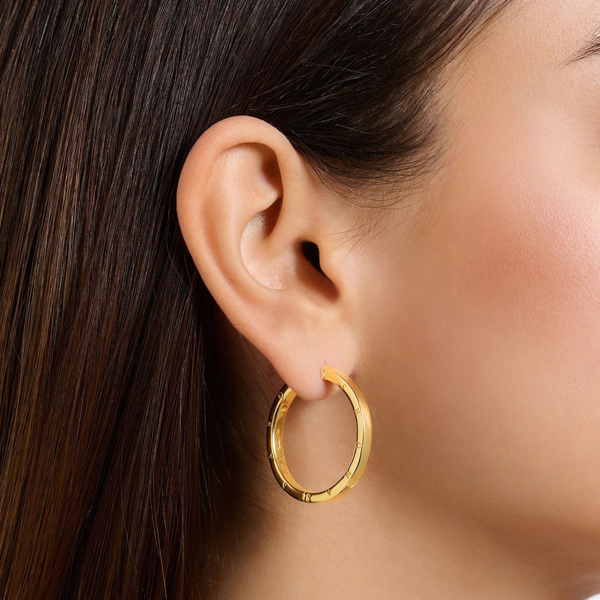 Thomas Sabo Womens Earrings Hoop earrings large gold