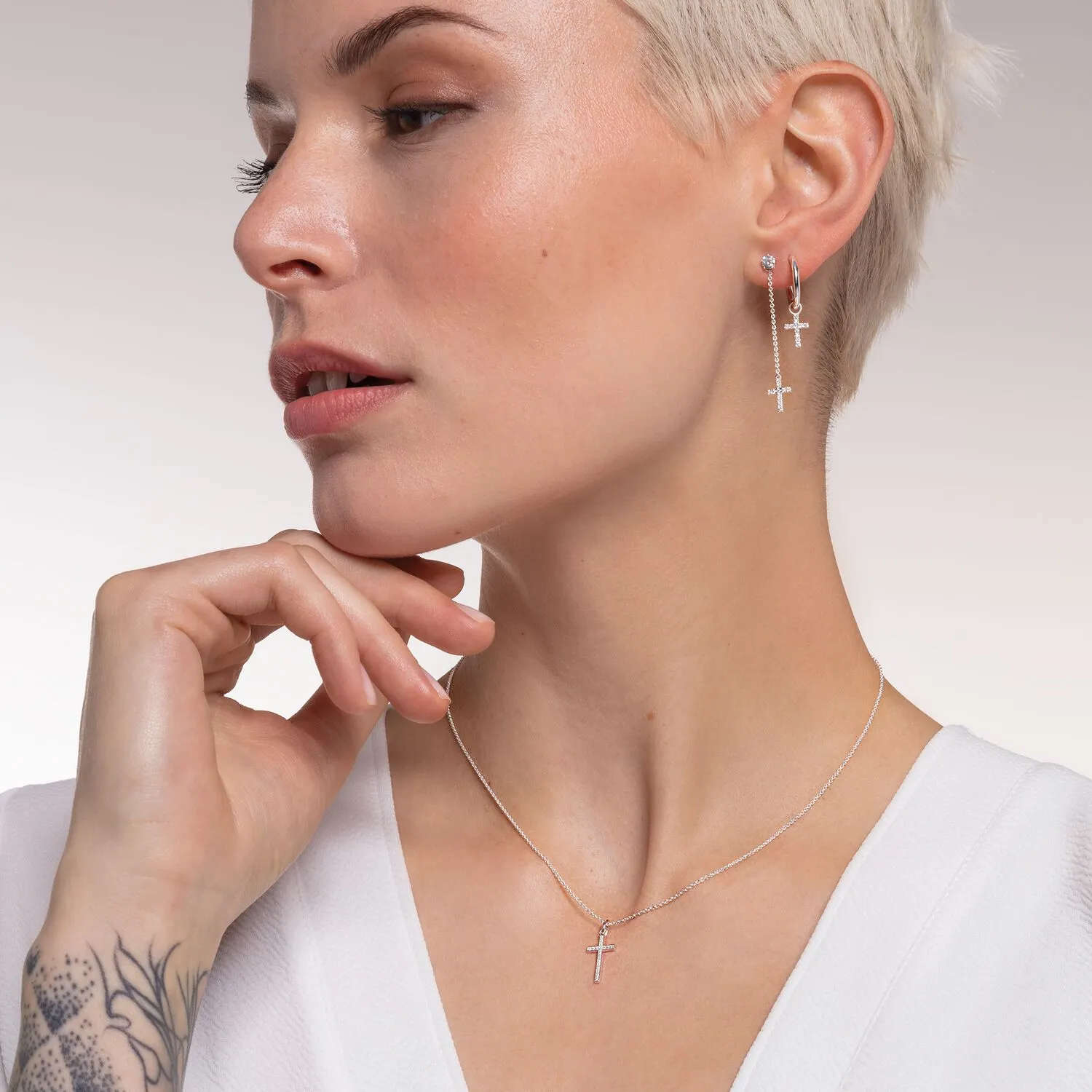 Thomas Sabo Womens Necklaces Necklace Cross