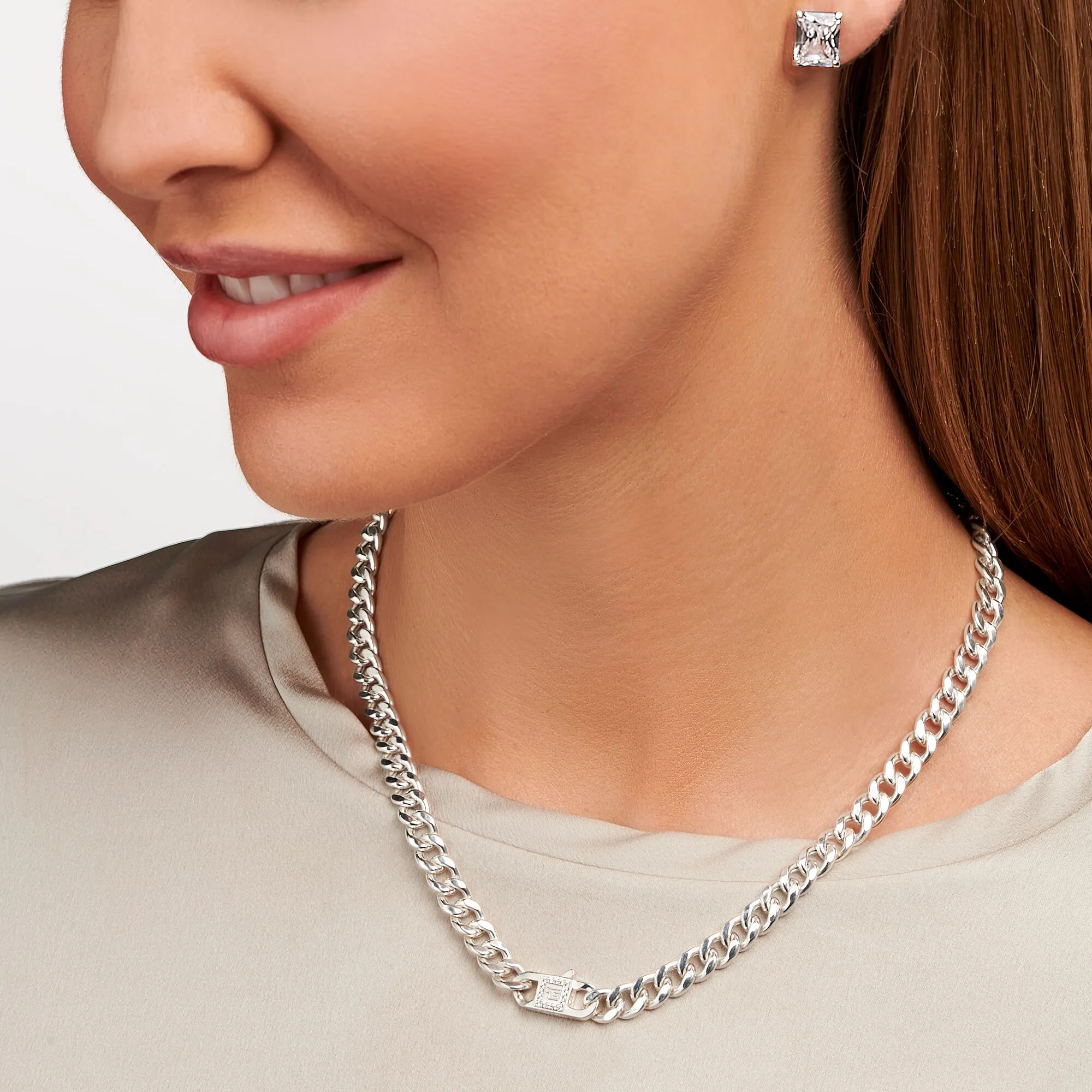 Thomas Sabo Womens Necklaces Necklace links silver