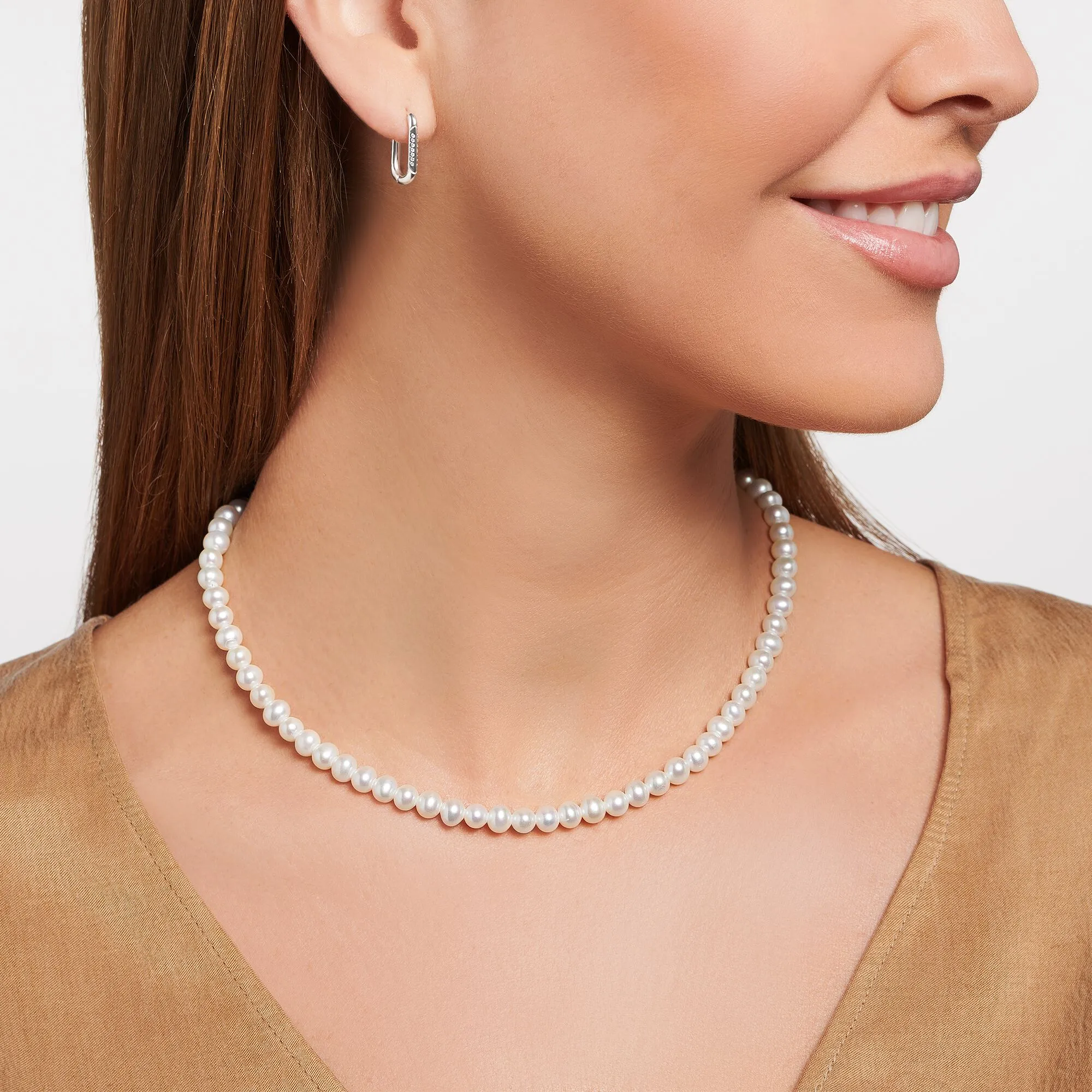 Thomas Sabo Womens Necklaces Necklace pearls silver