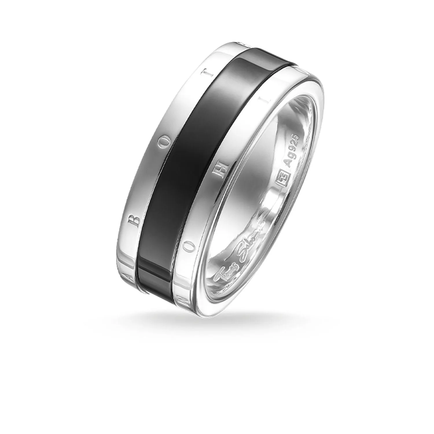 Thomas Sabo Womens Rings Band Ring "Ceramic"