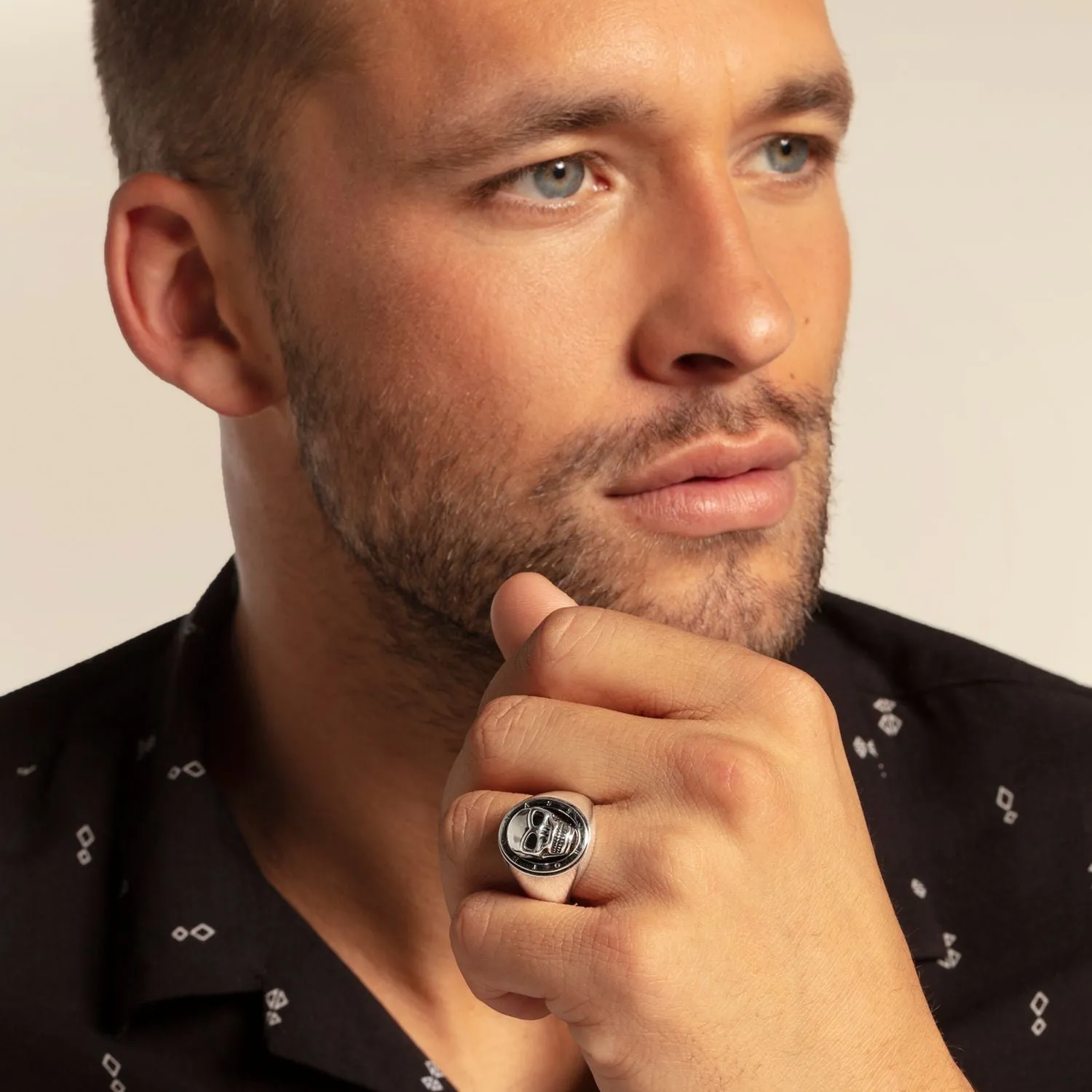 Thomas Sabo Womens Rings Ring "Skull"