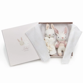 ThreadBear Design Baby Threads Cream Bunny Gift Set