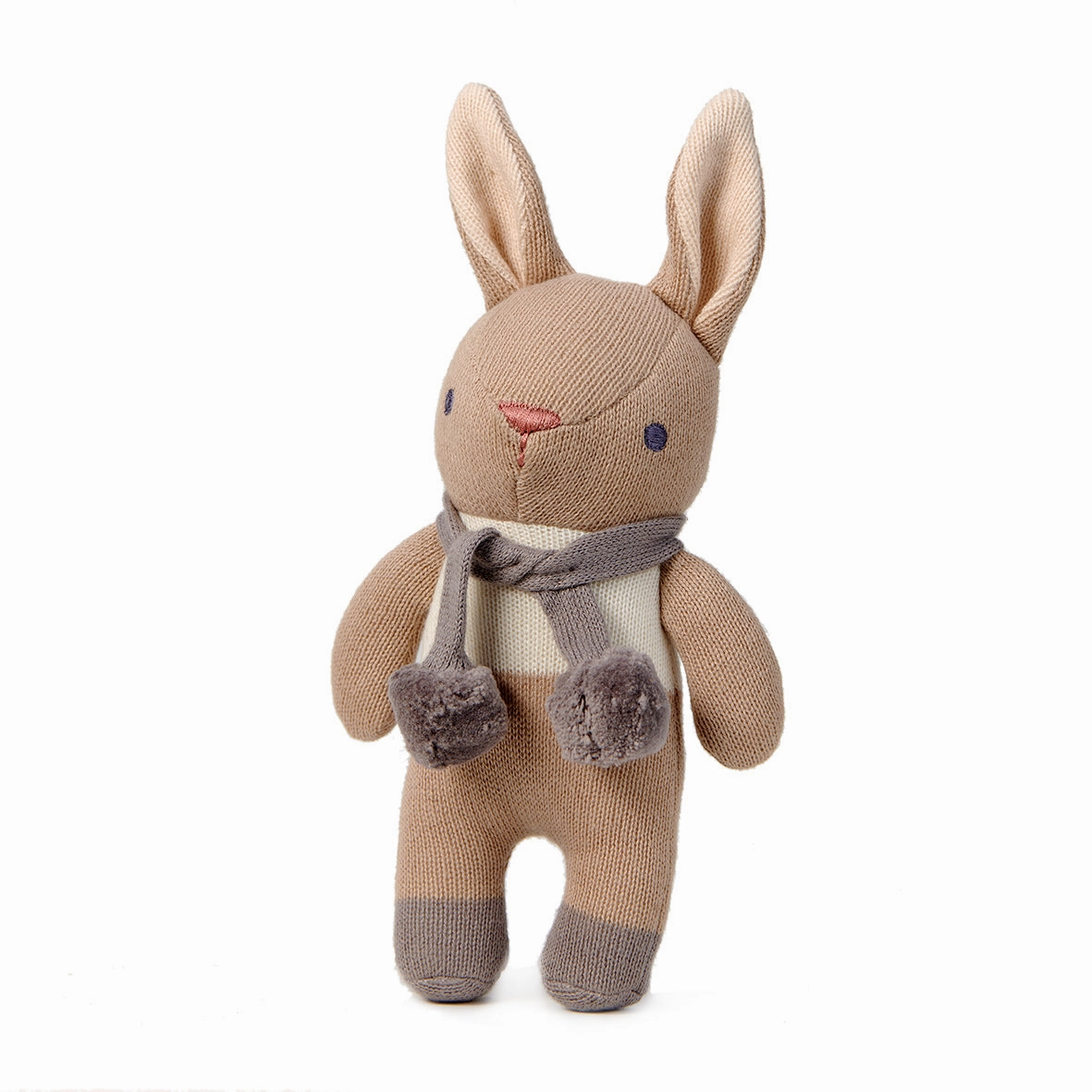 ThreadBear Design Baby Threads Taupe Bunny Gift Set