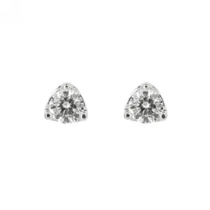 Three Claw Solitaire Zirconia Stud Earrings E6188 Diamonfire Jewellery