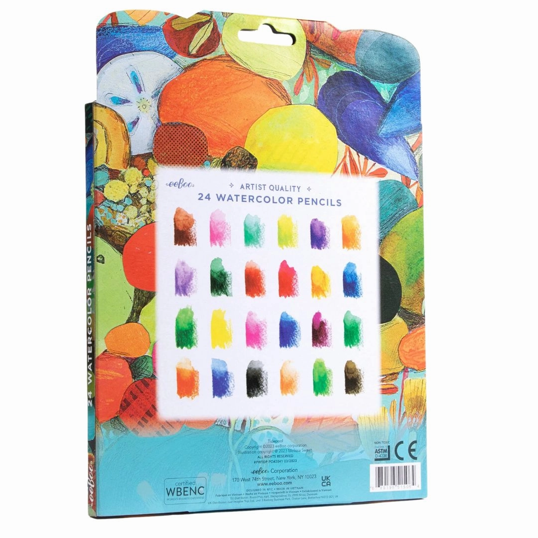 Tidepool Watercolor Pencils- Set of 24