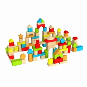 Timber Blocks - 100 pc Wooden Blocks