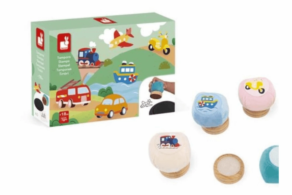 Toddler Fabric Stamp Set - Vehicles