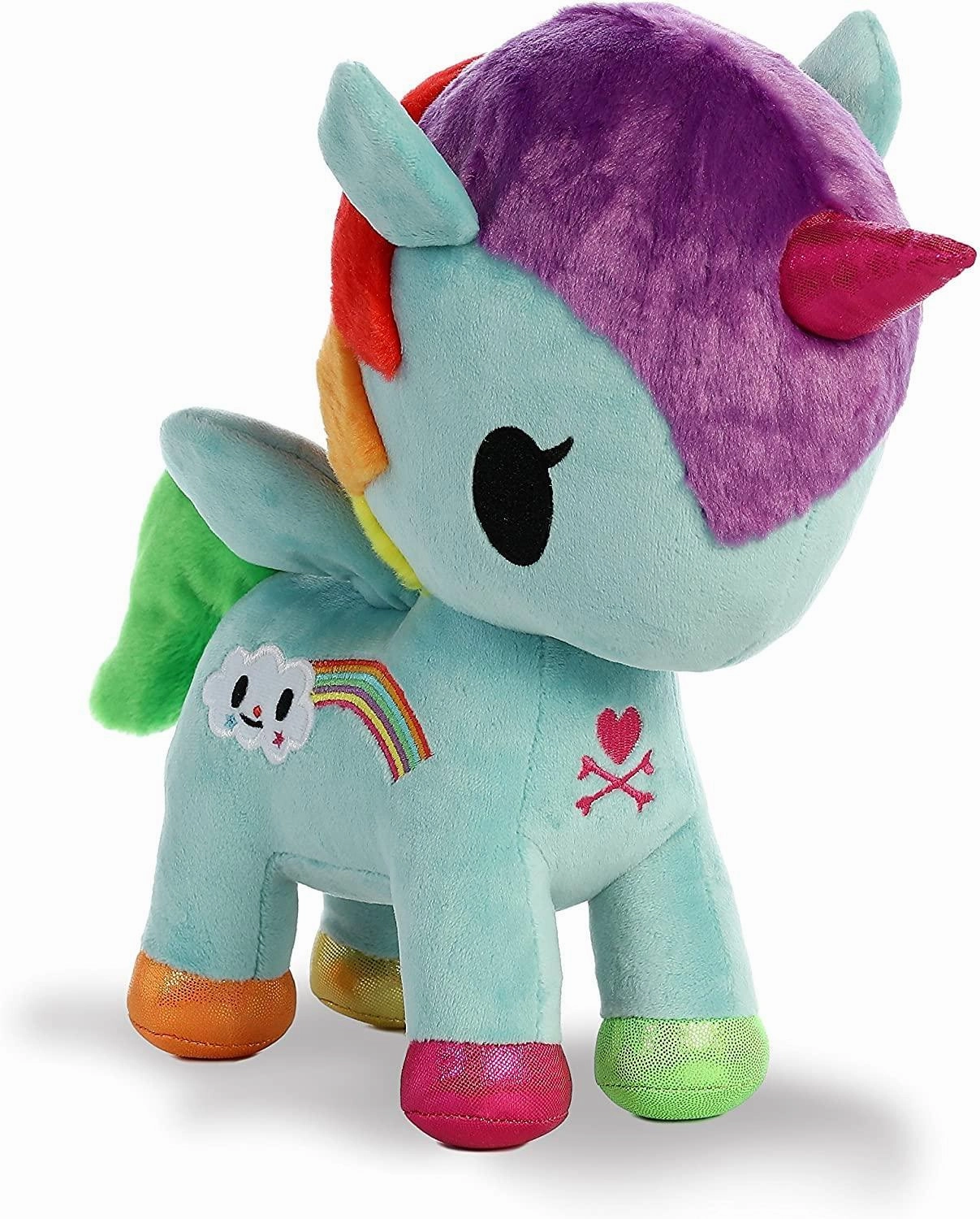 Tokidoki 15654 Pixie Unicorno, 19-Inch Soft Toy