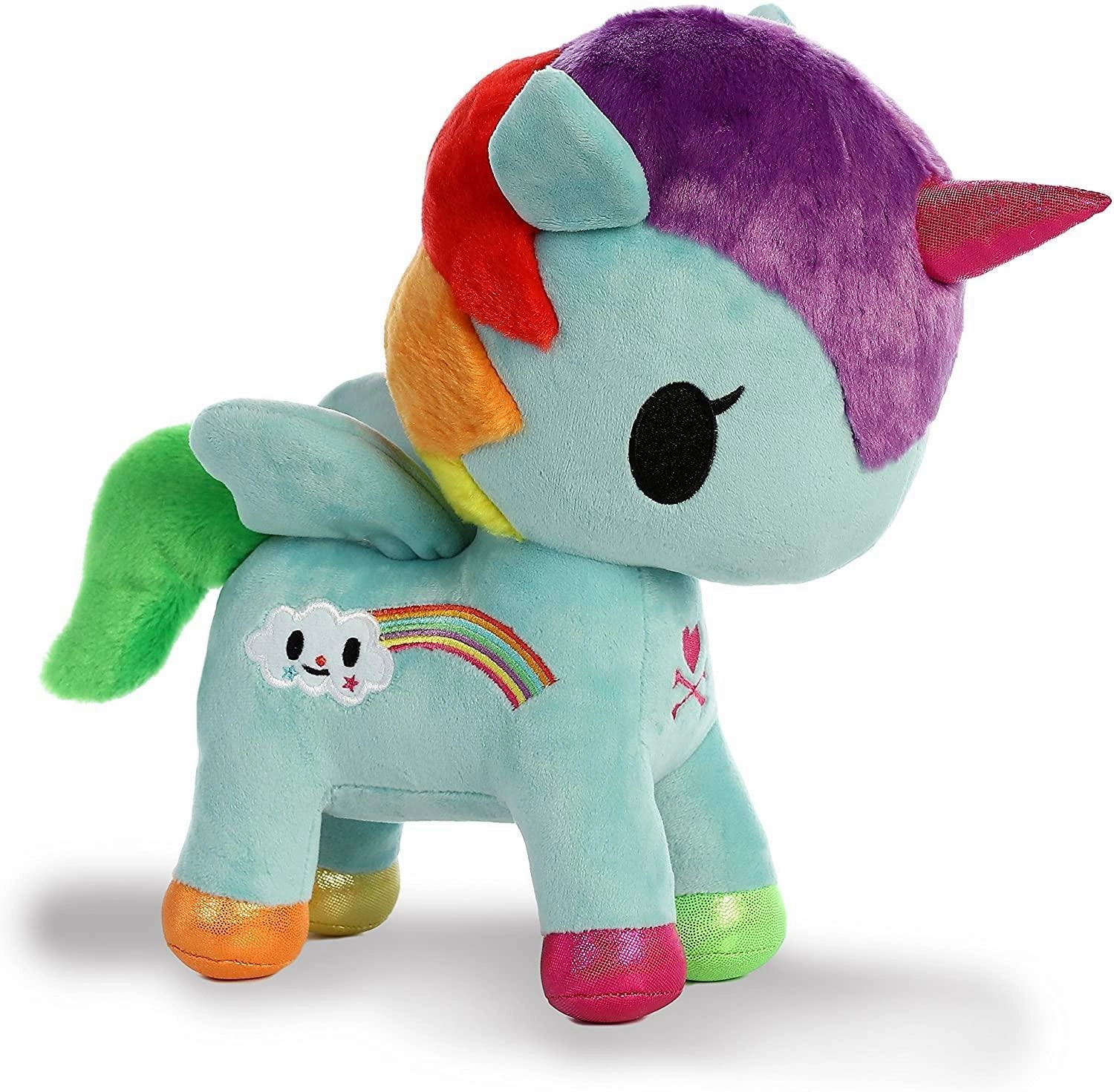 Tokidoki 15654 Pixie Unicorno, 19-Inch Soft Toy
