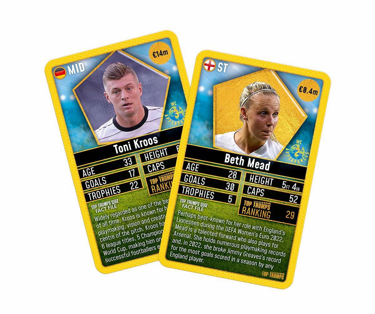 Top Trumps World Football Stars Top 200 Card Game - Pack 2