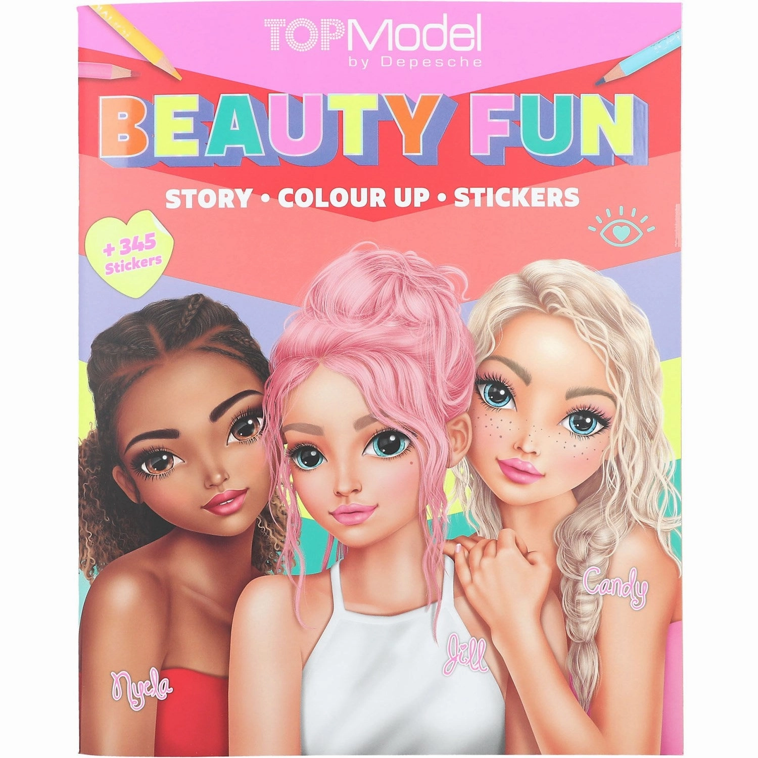 TOPModel Coloring Book Beauty Fun