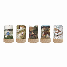 Toverlux Lantern Shades, Robin Pieterse Seasonal Stroll, Set of 5