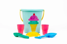 Toysmith 6-Piece Set Ice Cream Sand Bucket Set
