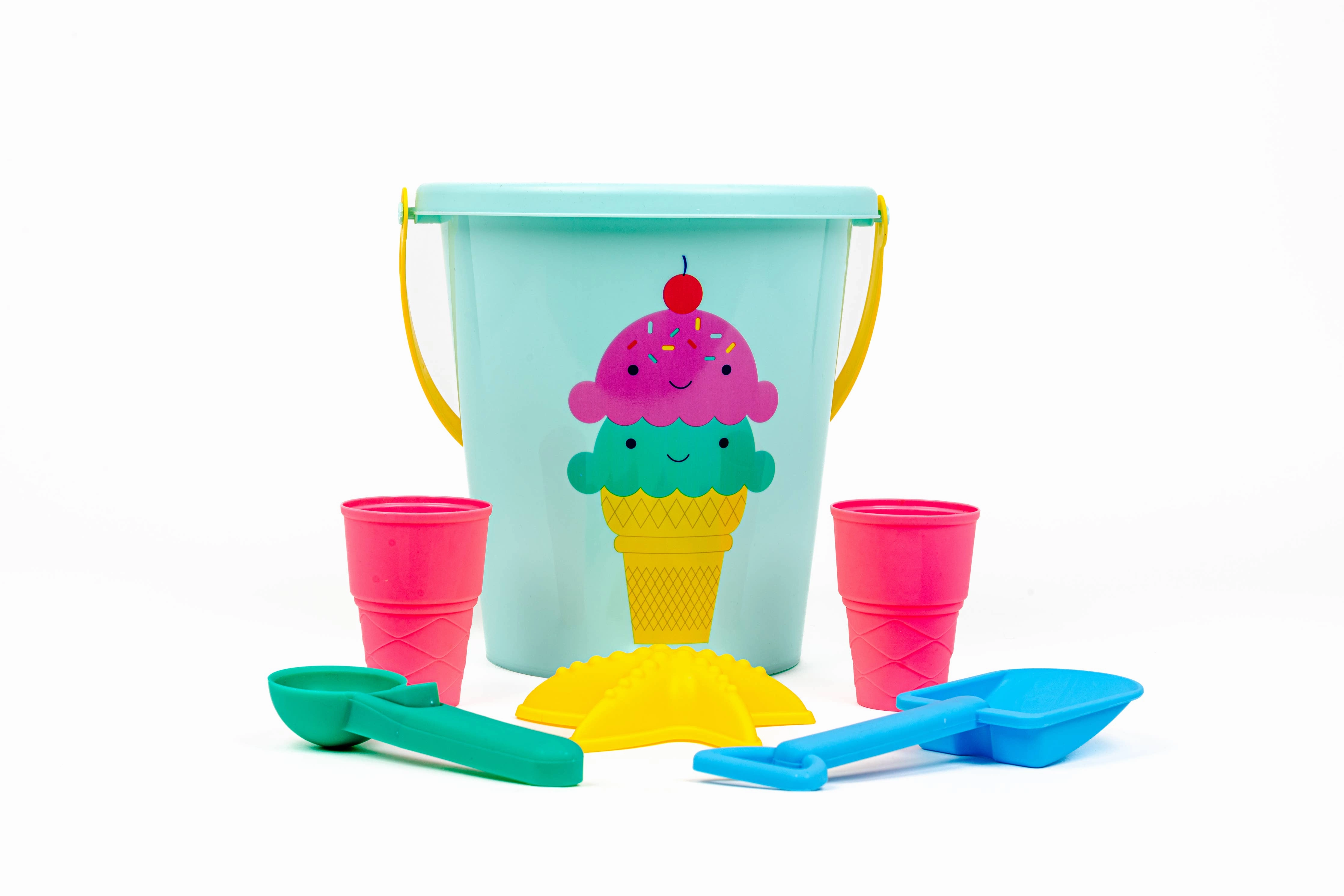 Toysmith 6-Piece Set Ice Cream Sand Bucket Set