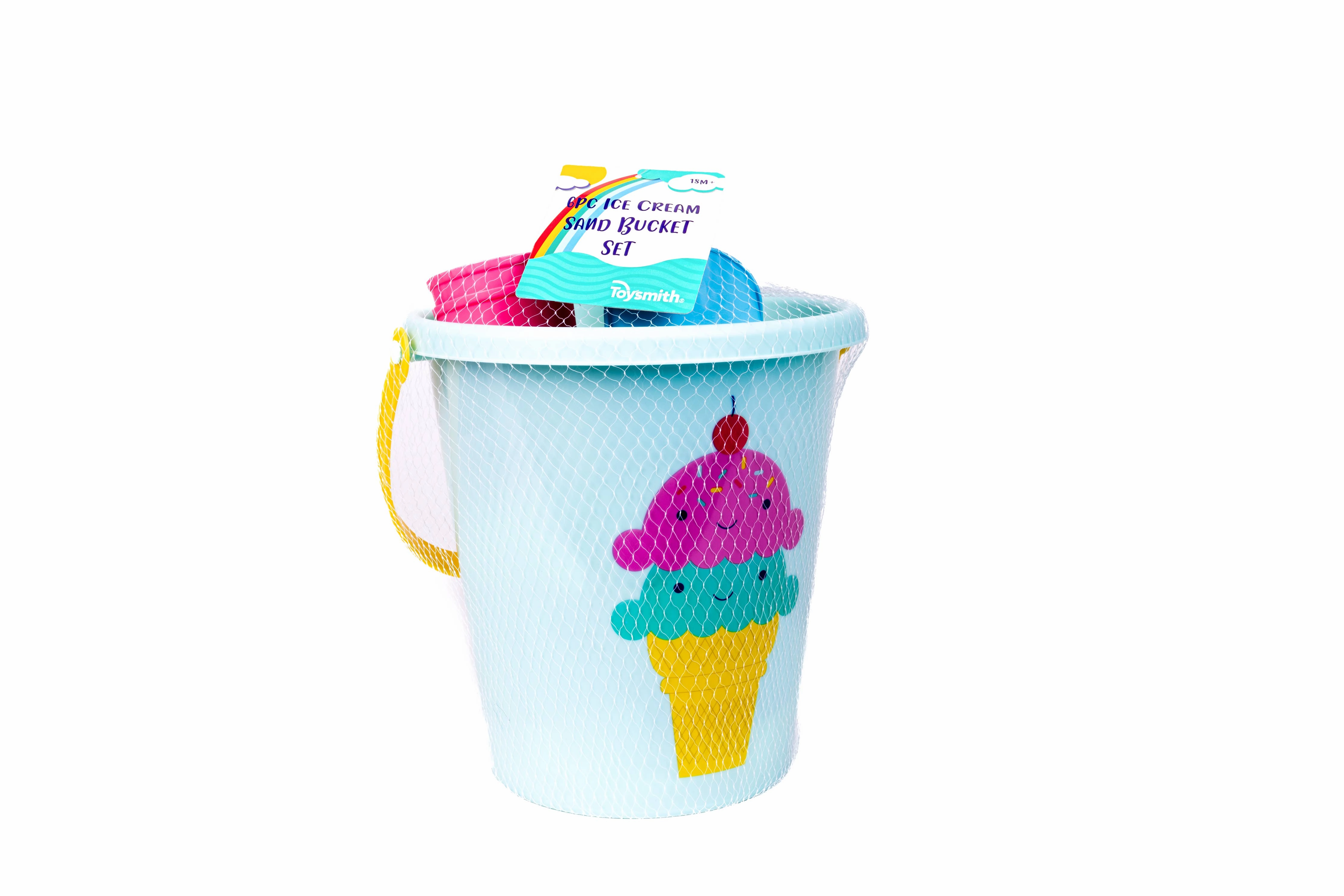 Toysmith 6-Piece Set Ice Cream Sand Bucket Set