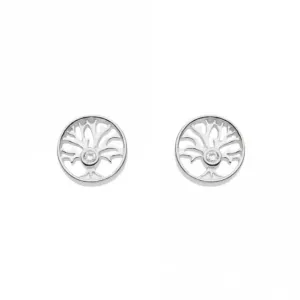 Tree of Life Small Zirconia Stud Earrings 38001CZ Dew Jewellery