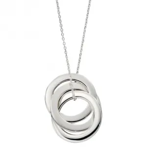 Triple Interlinked Circles Necklace N4454 Beginnings Jewellery