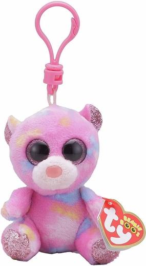 Ty Beanie Boo Franky Pink Keyring