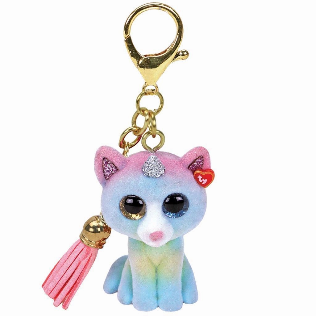 Ty Mini Boo's Clip Heather Cat 9cm